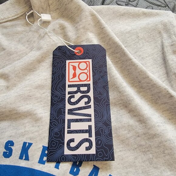 Seton Hall Pirates Basketball Graphic Tee Shirt by RSVLTS, Gray, Medium, NWT - Picture 8 of 12